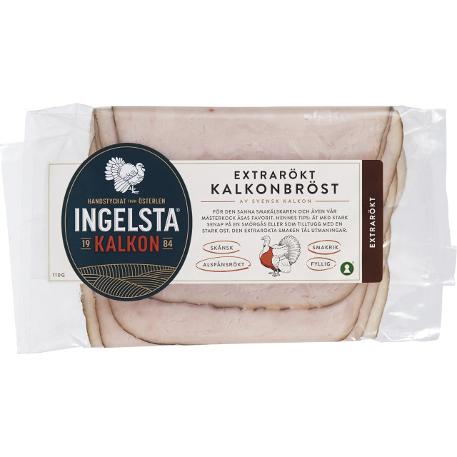 Kalkon Extra Rökt Ingelsta 110g Nätmat