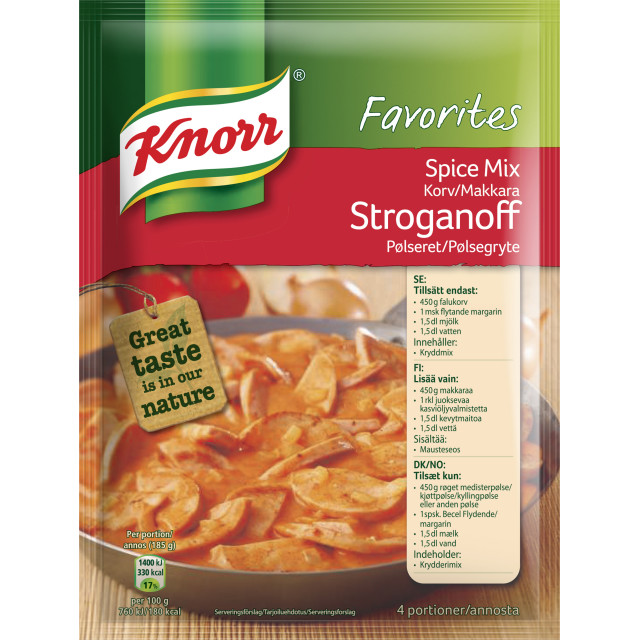 Korv Stroganoff Mix Knorr 50g Nätmat 8939